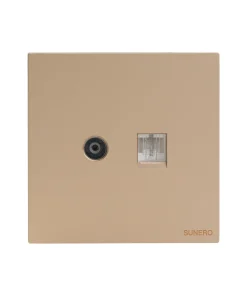 Ổ cắm TV+ mạng RJ45/Cat 6