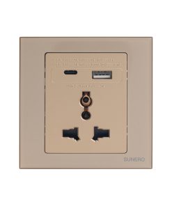 Ổ cắm đa năng+ USB type A+C