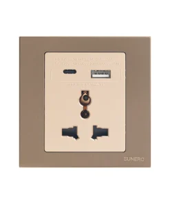 Ổ cắm đa năng + USB type A+C